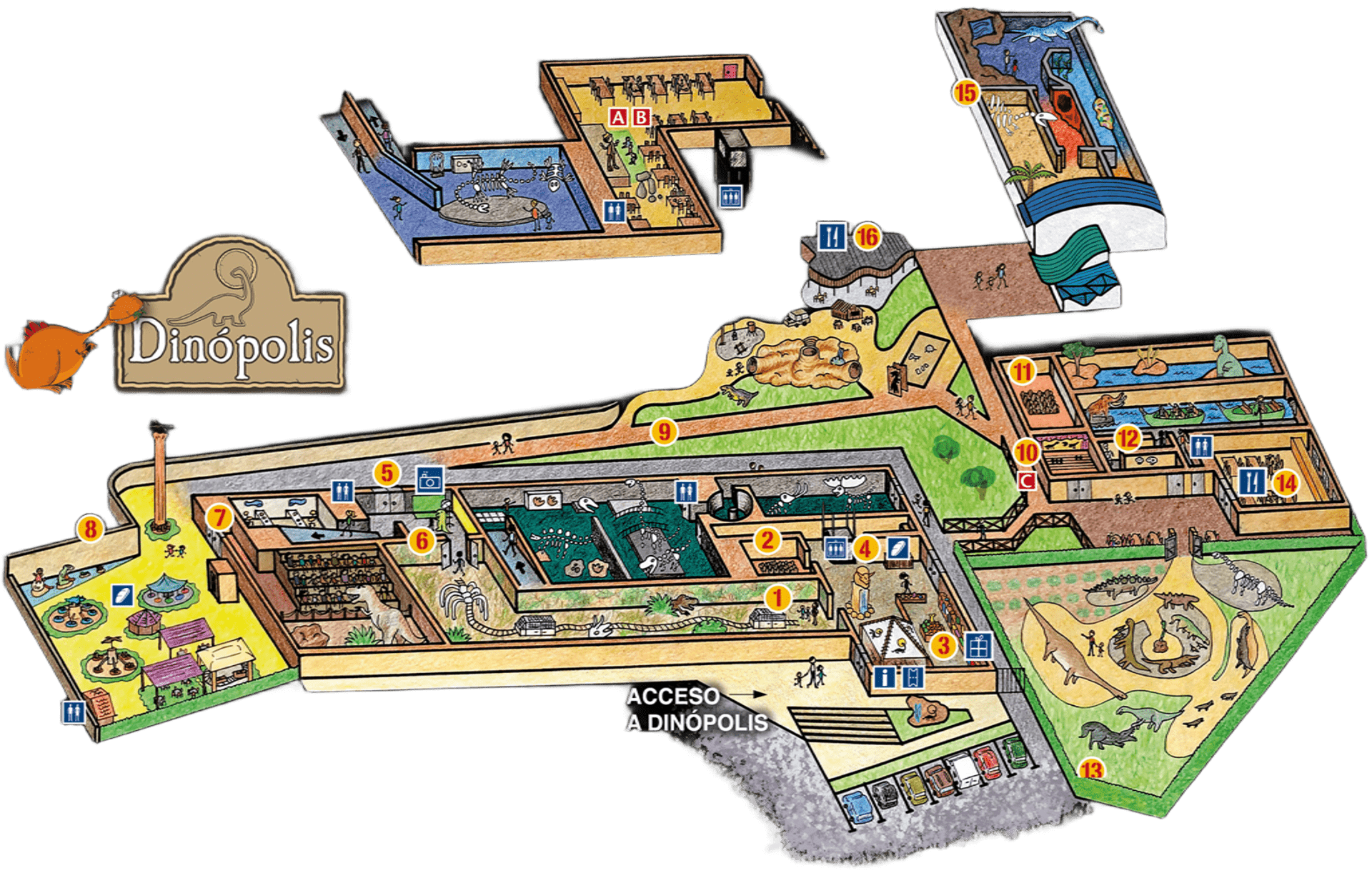 Mapa del Oceanogràfic