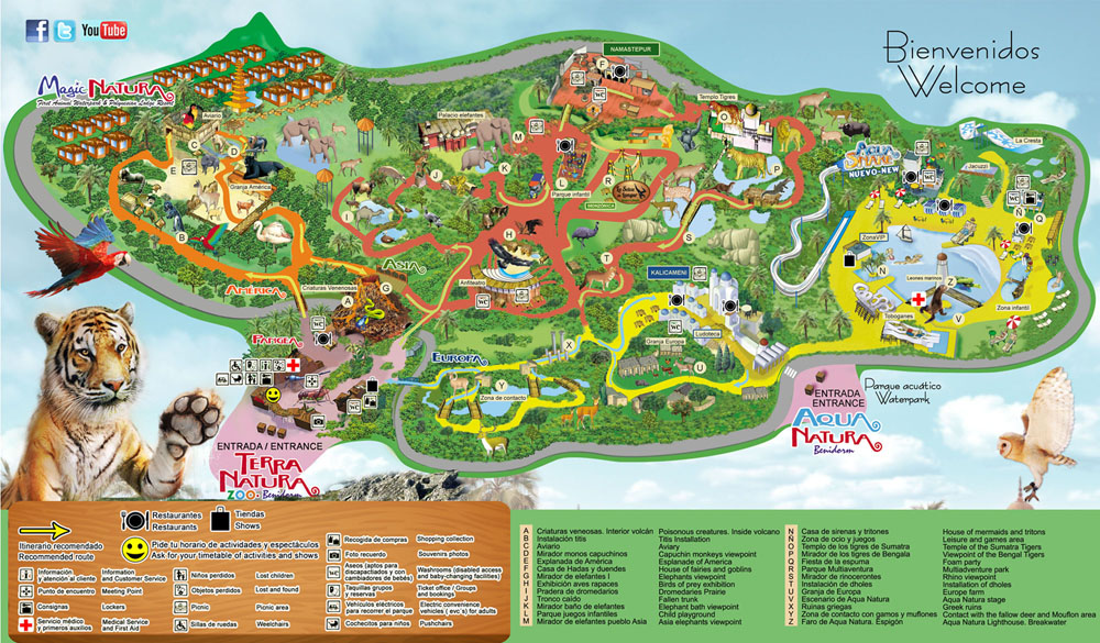 Mapa del Oceanogràfic